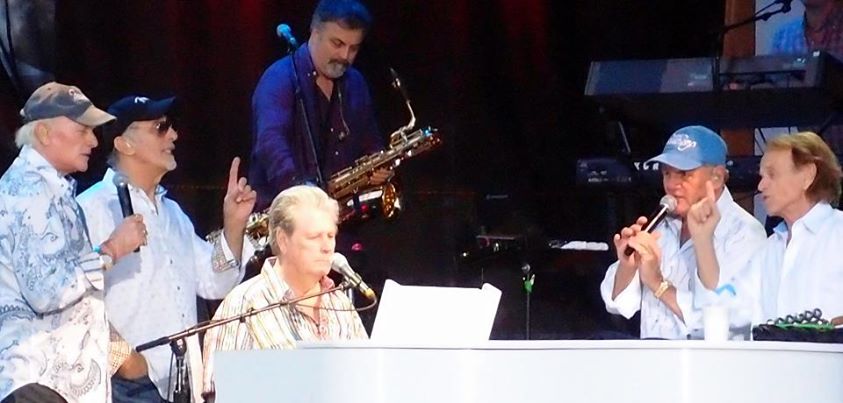 Photo: The Beach Boys - 50th Anniversary Tour  Mike Love, David Marks, Brian Wilson, Bruce Johnson and Al Jardine. Back together again in perfect 60's harmony! :)